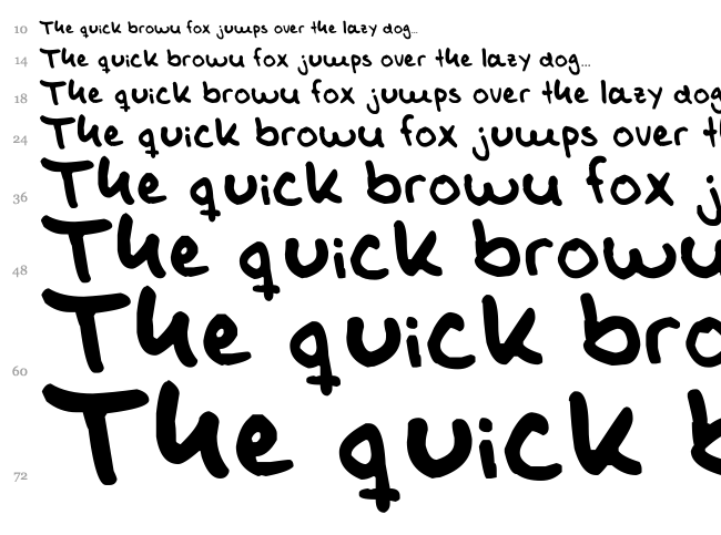 Tom Kaulitz's Handwriting font waterfall