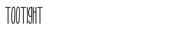 TooTight font