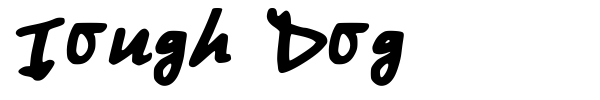 Tough Dog font