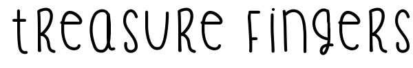 Treasure Fingers font