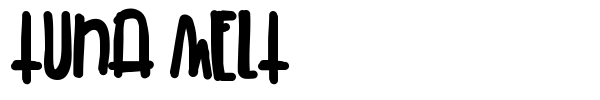 Tuna Melt font