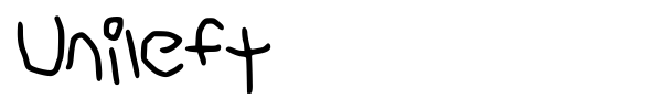 Unileft font
