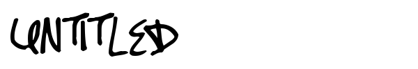 Untitled font