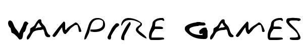 Vampire Games font