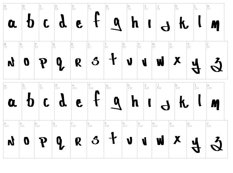 Viande Fum?e font map