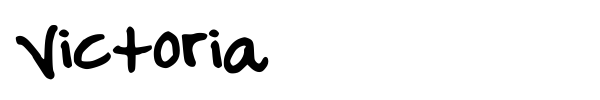 Victoria font