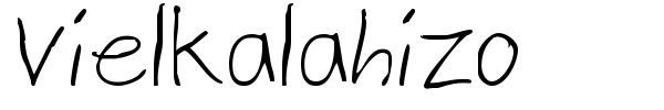 Vielkalahizo font