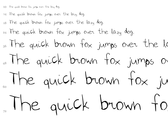 VipZona font waterfall