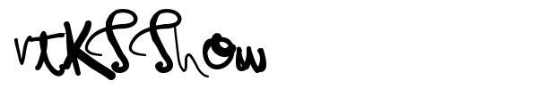 VTKS Show font