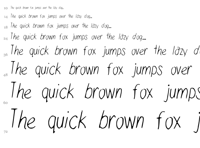 Walk On Fire font waterfall