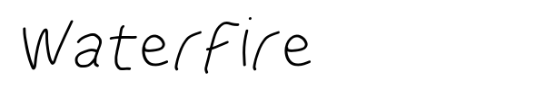 WaterFire font