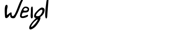Weigl font