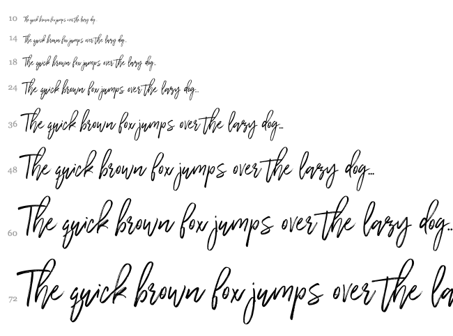 Wilderness Typeface font waterfall