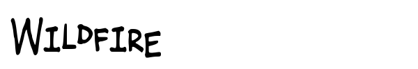 Wildfire font