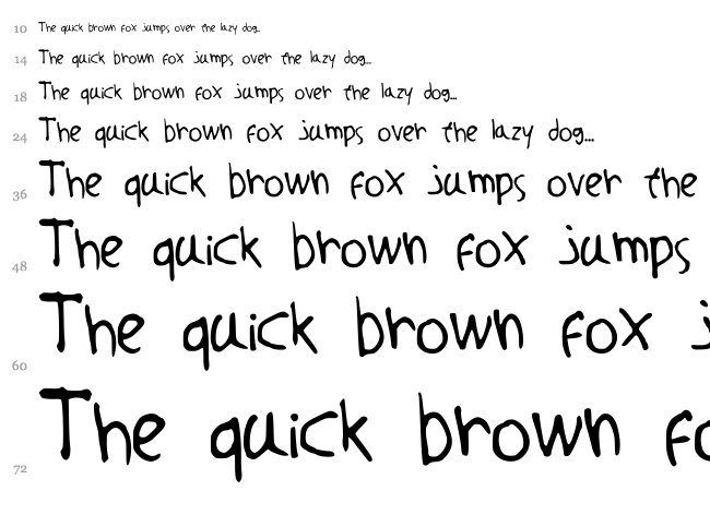 Willems Font font waterfall