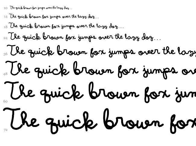 Wintermelon font waterfall