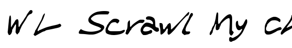 WL Scrawl My Children font