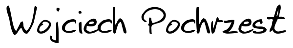 Wojciech Pochrzest font