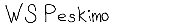 WS Peskimo font preview