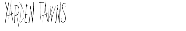 Yarden Tawns font preview