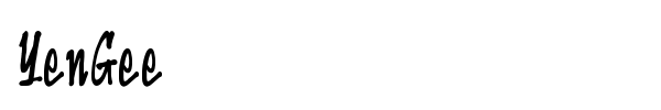 YenGee font