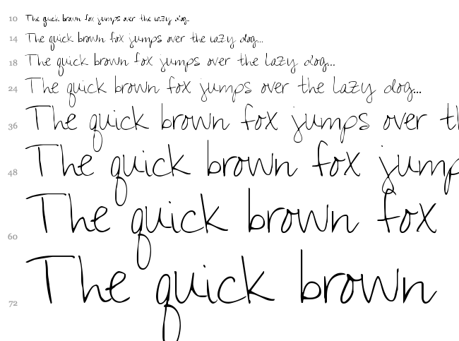 KG You Wont Bring Me Down font waterfall