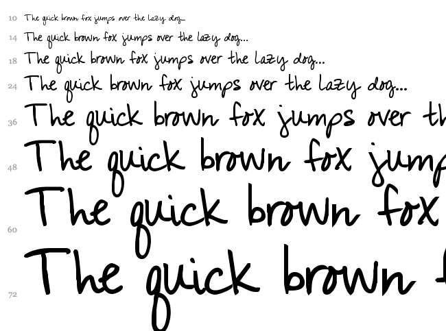 KG You Wont Bring Me Down font waterfall
