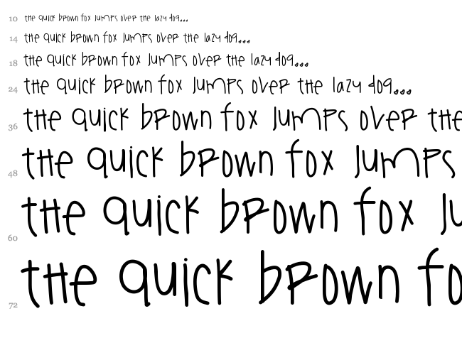 You Amaze Me font waterfall