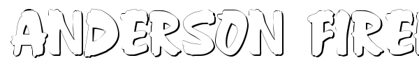 Anderson Fireball XL5 font