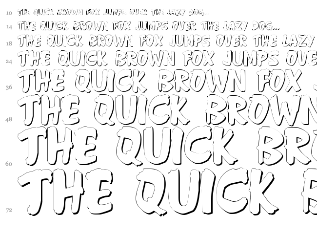 Anderson Fireball XL5 font waterfall