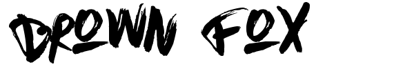Brown Fox font
