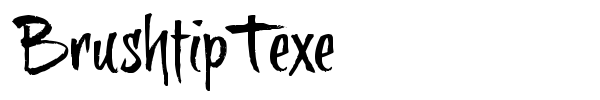 BrushtipTexe font