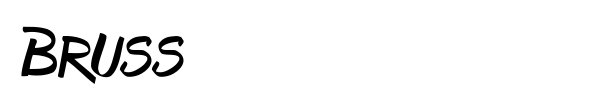 Bruss font
