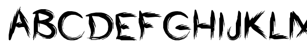 Bumrush font