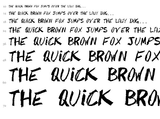 Caipirinha font waterfall