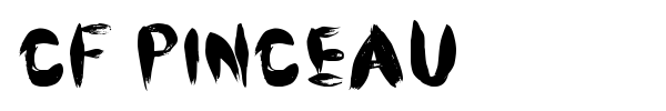 CF Pinceau font