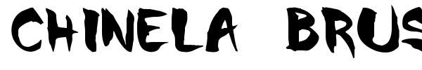 Chinela Brush font