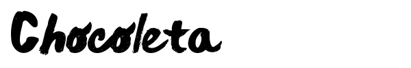 Chocoleta font