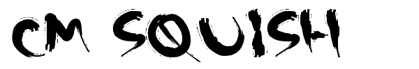 CM Squish font