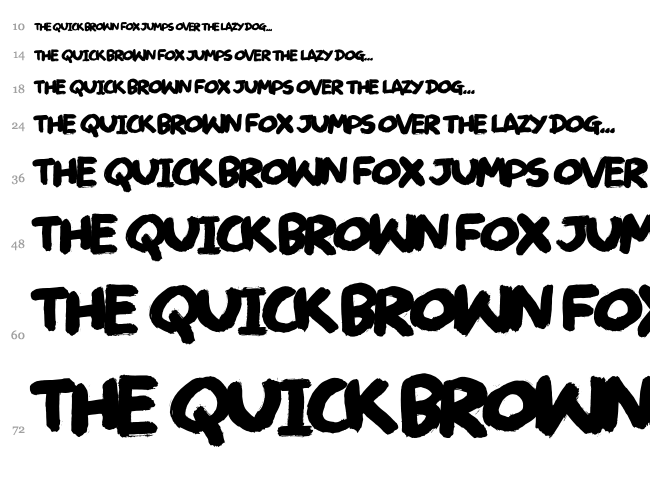 Deliver font waterfall