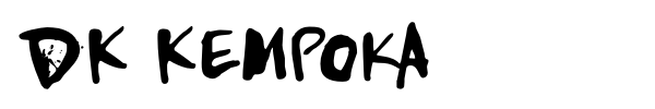 DK Kempoka font