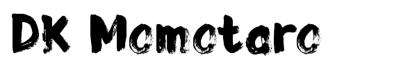 DK Momotaro font
