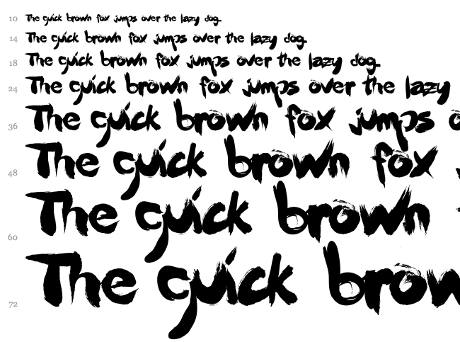 Dr Jekyll font waterfall
