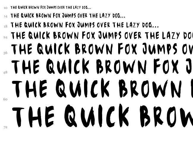 Elise No7 font waterfall