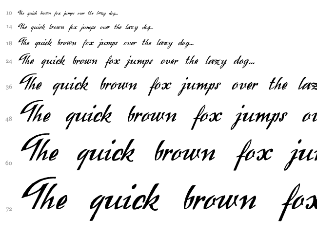 Exclusivite font waterfall