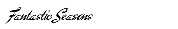 Fantastic Seasons font