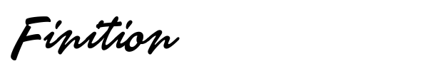 Finition font