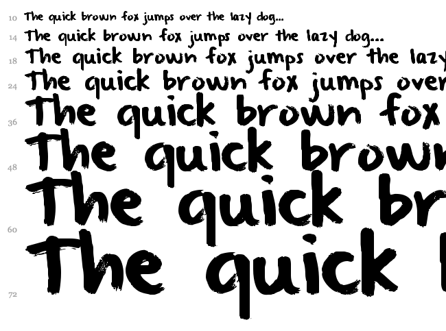 From Where You Are font waterfall