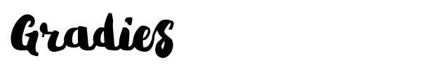 Gradies font