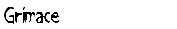 Grimace font